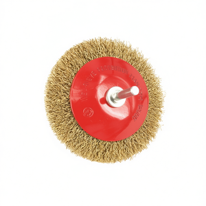 Brosse conique à fil ondulé de 6 mm en acier pour meuleuse d'angle - Product Image 2