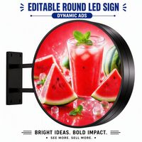 Affichage LED Circulaire Dynamique Wi-Fi TENSHANG, Résolution P2.5, Prêt à l'emploi, Panneau Publicitaire pour Façade de Magasin de Détail