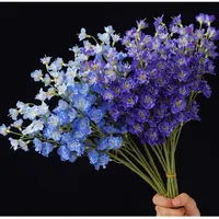 Bunga Delphinium Sutra Buatan Dekorasi Pernikahan Hutan Buket Pengantin Hyacinth Palsu Dekorasi Acara Pesta Rumah Tata Letak Meja