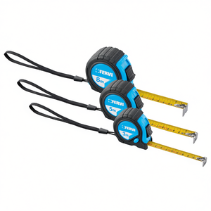 Ruban à mesurer Fervi 3m 5m 8m avec cordon, version améliorée pour des mesures de précision - Product Image 1