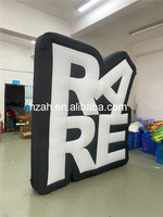 Lettres gonflables personnalisées Logo mur pour la publicité