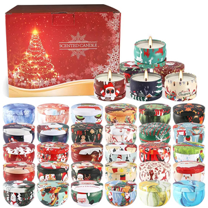 Natale 100% naturale cera <span class=keywords><strong>di</strong></span> <span class=keywords><strong>soia</strong></span> su misura Set OEM lunga durata profumata <span class=keywords><strong>Kit</strong></span> De Velas <span class=keywords><strong>candele</strong></span> <span class=keywords><strong>per</strong></span> la casa - Product Image 3