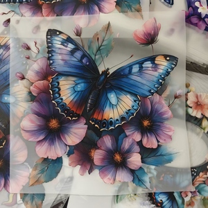 Transferencias Térmicas DTF Personalizadas, Diseño Listo para Presionar, Transferencia de Plastisol para Serigrafía, Transferencia DTF de Mariposa de Ensueño para Camisetas - Product Image 2