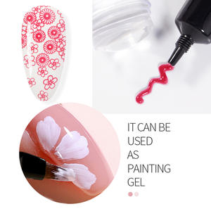 BOZLIN 15ml 12 colores semipermanente Soak Off UV LED Print esmalte de <span class=keywords><strong>uñas</strong></span> estampado Gel para Nail Art - Product Image 5