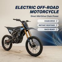 Moto électrique tout-terrain Altis Sigma Race Track, mode course Red Key, accélérateur rotatif avec déplacement arrière de 85 mm