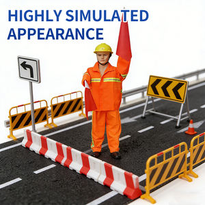 Fuente de alimentación solar Advertencia Llamativo Dispositivo de seguridad para la construcción de carreteras Bandera Swinging Robot de gestión de tráfico - Product Image 2