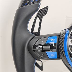 <span class=keywords><strong>Volante</strong></span> Deportivo <span class=keywords><strong>M</strong></span> Performance de Fibra de Carbono Forjada con Pantalla LED para F10 F20 F30 F31 F32 F36 M3 F80 M4 F82 M2 F87 X5 E70 E90 E92 - Product Image 3