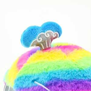 Làm cho nhân vật <span class=keywords><strong>squishy</strong></span> của riêng bạn cầu vồng màu lông Cá voi nhồi bông động vật mềm đồ chơi biển sang trọng tùy chỉnh - Product Image 5