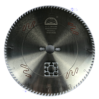 Scies à table circulaires de précision industrielles de 12 pouces (300x3.0x30x96T) en gros d'usine, blanches, personnalisables OEM pour la découpe de l'aluminium