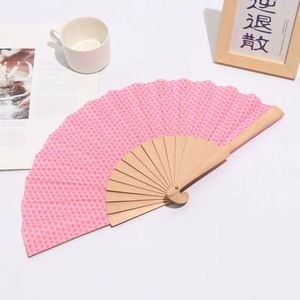 Handmade 23cm Cherry Wood Folding Fan with Custom Design Best Selling Craft <b>Gift</b> for Halloween and Christmas Occasions - Product Image 1