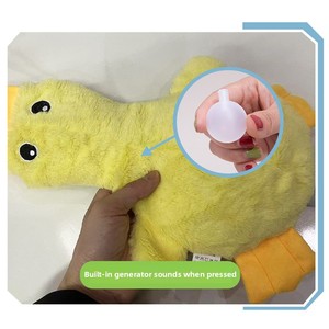 <span class=keywords><strong>Pour</strong></span> <span class=keywords><strong>Amazon</strong></span> grand canard jaune <span class=keywords><strong>chien</strong></span> jouet écologique dessin animé en <span class=keywords><strong>peluche</strong></span> simulé sonnant sonnerie papier résistant jouet de dentition - Product Image 3
