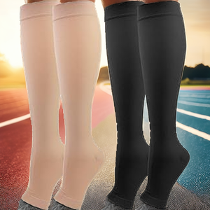 6 Pares de Calcetines de Compresión OEM y ODM de 20-30 mmHg, Fabricante con Stock, para Correr al Aire Libre, Calcetines Deportivos 3D para Pantorrilla, para Hombre y Mujer - Product Image 2