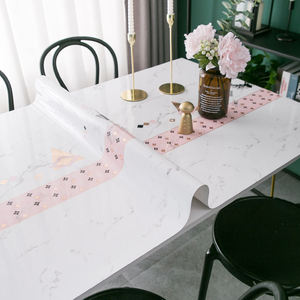 Paño de <span class=keywords><strong>mesa</strong></span> <span class=keywords><strong>adhesivo</strong></span> Rectangular de <span class=keywords><strong>vinilo</strong></span>, respetuoso con el medio ambiente - Product Image 4