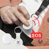 Llavero y Pulsera IoT W1 con Baliza BLE y Botón de Emergencia SOS, Chipset NRF52, Protocolo IBeacon/Eddystone
