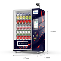 Groente-fruit smoothie diepvries dranken automaat SDK touchscreen cloud-gebaseerd beheer op afstand bewaking roestvrij staal