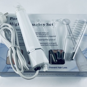 Best Seller 4 in 1 Black High Frequency Wand Inhale Cordless Face Depuffer Tool and Neck Lifting Massager - Product Image 5