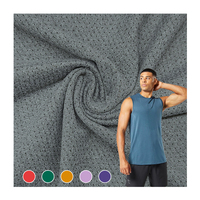 Tissu sport brossé 180 GSM en maille jersey simple, 91 % polyester, 9 % élasthanne, idéal pour les t-shirts homme – Grande vente