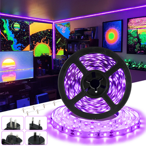 Uv LED Đen 5M 10M 15m 20m ống huỳnh quang Glow-in-The-Dark đèn cho Nhà 395nm cho các bên Halloween sinh nhật UV dải ánh sáng - Product Image 2