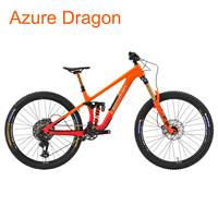 Vélo de montagne Azure Dragon à double suspension, 12 vitesses, frein hydraulique, Enduro MTB prêt à être expédié