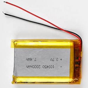 KC bis ได้รับการรับรองแบตเตอรี่ลิเธียม3.7V 103450แบตเตอรี่ลิเธียมไอออน2000มิลลิแอมป์ต่อชั่วโมงสำหรับของเล่น - Product Image 4