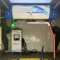 Machine de lavage de voiture automatique portable mini avec recyclage de l'eau et sécheur à air pour la maison