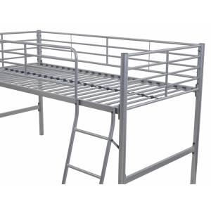 LILY Modern Metal Mid-Sleeper Bunk <b>Bed</b> Extendable Convertible Durable Iron <b>Frame</b> Single Double <b>Queen</b> <b>Sizes</b> Home Hotel Turkey - Product Image 5