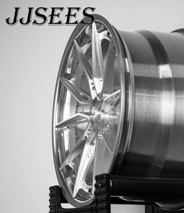 Jantes en alliage forgé Deep Concave 2 pièces, finition argent brossé, 5X112 5X120, 18 19 20 pouces, compatibles avec BMW, Audi, Benz, Supra, <span class=keywords><strong>Ford</strong></span>, Toyota - Product Image 5