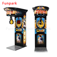 Máquina de Boxeo Operada con Monedas para Parques de Diversiones, Juegos de Lucha, Máquina de Juego Ultimate Big Punch, Boletos/Bebidas, Equipo de Entretenimiento