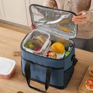 Sac isotherme extensible à double compartiment, étanche, pour hommes et femmes, capacité 6L, pour le travail, les pique-niques et les voyages - Product Image 2
