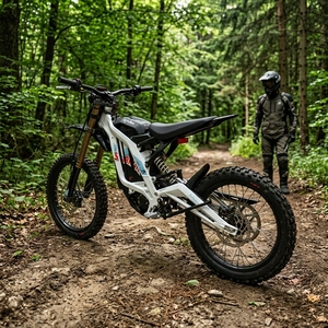 จักรยานไฟฟ้า Sutton E Bike Mini Dirt ความเร็วสูง สำหรับขับขี่ออฟโรด ระบบไฮดรอลิก Sur Ron Light มอเตอร์กำลังสูง 10kw ให้ประสิทธิภาพที่ยอดเยี่ยม - Product Image 6