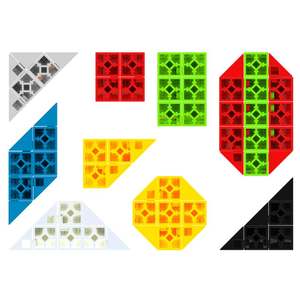 Bloques de Construcción Educativos Creativos DIY, Ladrillos de Plástico ABS, Serie de Ensamblaje Libre, Bloques Clásicos - Product Image 6