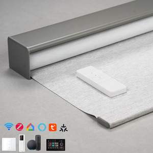 Persianas Eléctricas para Habitaciones, Sistema de Persianas Enrollables Eléctricas, Persianas Enrollables Motorizadas Inteligentes con Wifi Tuya - Product Image 1