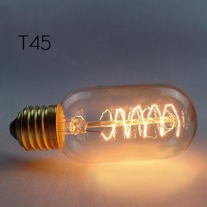 China Hersteller 40W T45 Bernstein Glas Vintage <span class=keywords><strong>Edison</strong></span> Lampe 220V E27 Dekorative Retro-Stil Glühlampe für die Beleuchtung - Product Image 5