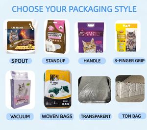 Sable sanitaire en gros pour chats, sable de bentonite de haute qualité pour litière pour chats - Product Image 3