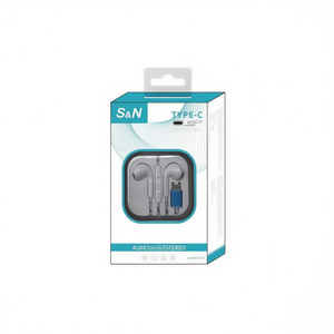 Écouteurs stéréo S&N Type-C avec micro pour téléphones mobiles - Product Image 2