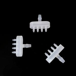 Raccord <span class=keywords><strong>de</strong></span> tube barbelé 4 en 1 en plastique personnalisable <span class=keywords><strong>diviseur</strong></span> <span class=keywords><strong>de</strong></span> débit d'air séparateur d'oxygène connecteur d'eau à barbe rapide - Product Image 1