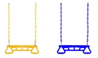 Chaîne de balançoire antique pour enfants, 1,5 mètre, en PVC plastique robuste, pour balançoire de véranda, ensemble de chaînes de balançoire pour aire de jeux, 3-5 ans