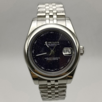 Montre mécanique NH35 36/39mm avec verre saphir SEILOCE, cadran design ciel étoilé, montres simples lumineuses pour amoureux