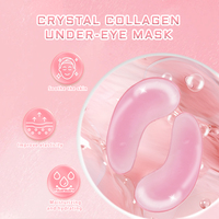 Crystal Collagen Hydraterende Oogmasker Patch Verwijdering Wallen Donkere Kringen Roze Oogmasker