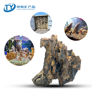 Balık tankı peyzaj, Rockery, çam cilt taş, küçük mikro peyzaj taşı, 10-20cm kaplan cilt akvaryum dekorasyon