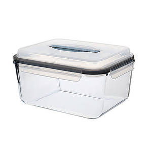 OWNSWING 6L 玻璃储物罐，带安全密封，食品安全透明容器，大容量密封容器，可存放面粉、大米、糖、零食 - Product Image 6