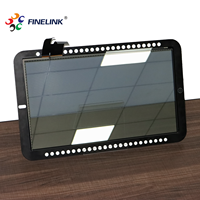 Miroir de salle de bain intelligent personnalisé de 15,6 pouces avec écran tactile capacitif, étanche, affichage mural pour maison intelligente