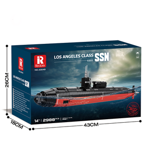 Nuovo Modello di Nave da Guerra Strategica Nucleare, Giocattolo Educativo per Bambini, Set di Blocchi da Costruzione (2988 Pezzi) - Product Image 6