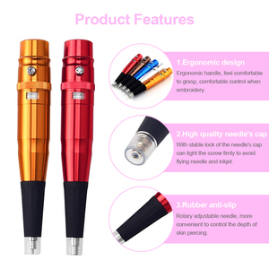 Máquina de Tatuaje Eléctrica PMU al por Mayor, Pluma de Acero Inoxidable de Alta Potencia para Maquillaje Permanente de Cejas y Labios, Uso en Estudio - Product Image 2