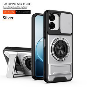 เคสกันกระแทก Lichicase แบบมีขาตั้งคู่ ดูดแม่เหล็ก สำหรับ <span class=keywords><strong>OPPO</strong></span> A6S Pro F33 F33 Pro - Product Image 3