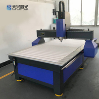 Mesin Ukir Kayu Model Dasar H1-2500 1.3*2.5 Meter Satu Spindle CNC Router Mesin Pengukir Datar untuk Periklanan