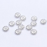Lot de 200 disques intercalaires en alliage plaqué or 18 carats en forme d'engrenage pour la fabrication de bijoux DIY (bracelets, colliers)