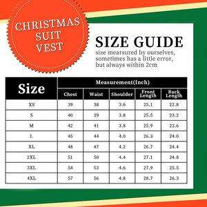 <strong>Men's</strong> Suit <strong>Vest</strong> Christmas <strong>Holiday</strong> Season Party Jacquard Waistcoats Necktie Pocket Square <strong>Vest</strong> Suit Set - Product Image 6