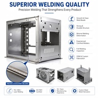 Pièces en tôle d'acier inoxydable OEM, découpe au laser, pliage, soudage, fabrication sur mesure, boîtier pour équipement médical