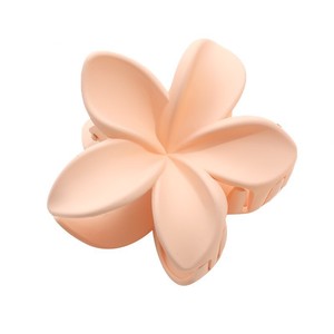 Pince à cheveux en silicone style européen et américain, motif Plumeria, faite à la main – Accessoire polyvalent et coloré pour chignon et <span class=keywords><strong>queue</strong></span> <span class=keywords><strong>de</strong></span> <span class=keywords><strong>cheval</strong></span> pour femme - Product Image 5